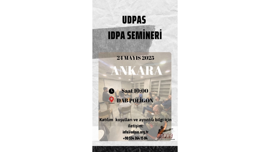 UDPAS Ankara Basic Pistol and IDPA Rules Seminar